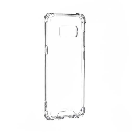 Funda de Silicona con Esquinas Duras para Samsung Galaxy S8 Transparente